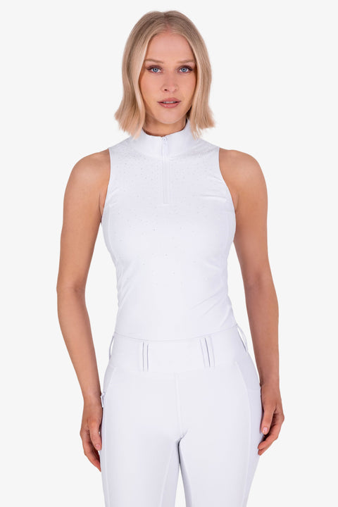 KYLIE - BASE LAYER SLEEVE LESS | WHITE - PEARL