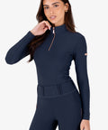 KYLIE - BASE LAYER LONG SLEEVE | NAVY ROSE GOLD