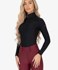 KYLIE - PERFORMANCE BASE LAYER | BLACK CRYSTAL ROSE BERRY