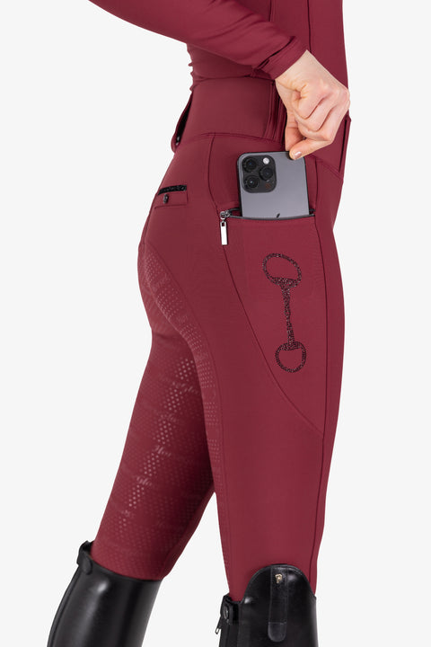 CRYSTAL KYLIE - RIDING LEGGINGS | ROSE BERRY