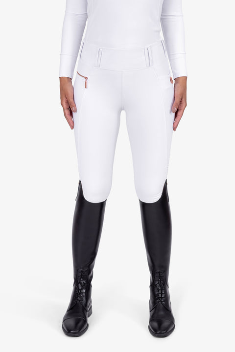 LEXA - RIDING LEGGINGS | WHITE ROSE GOLD