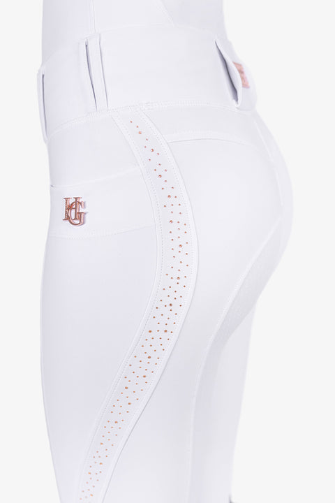 LEXA - RIDING LEGGINGS | WHITE ROSE GOLD