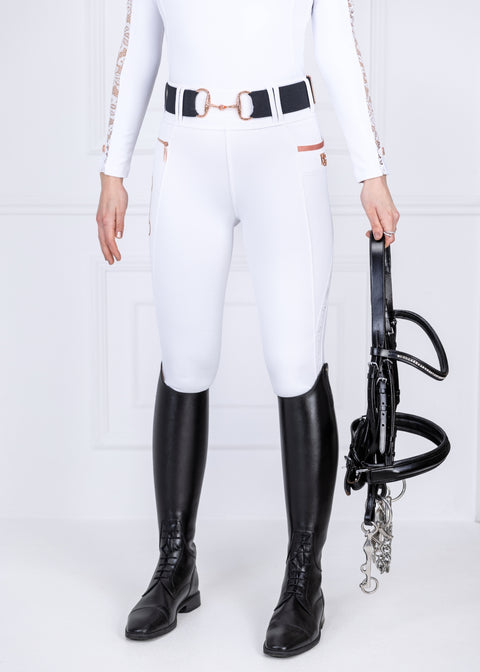 GINNY - BREECHES | WHITE ROSE GOLD