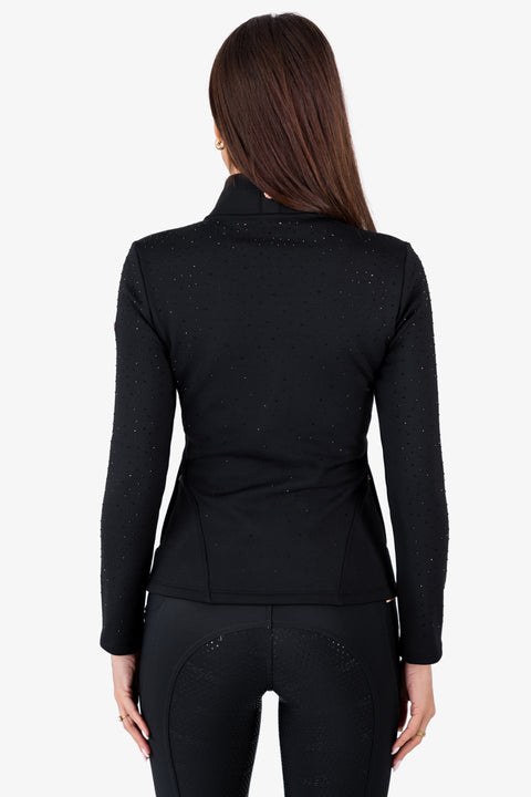 FLORENCE - PERFORMANCE JACKET | BLACK CRYSTAL ROSE GOLD