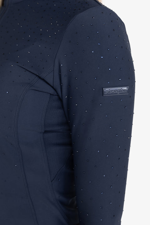 KYLIE - EQUESTRIAN BASE LAYER LONG SLEEVE | NAVY CRYSTAL