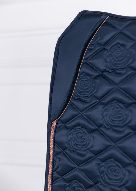 SERENA - DRESSUUR ZADELDEK | NAVY ROSÉ GOUD