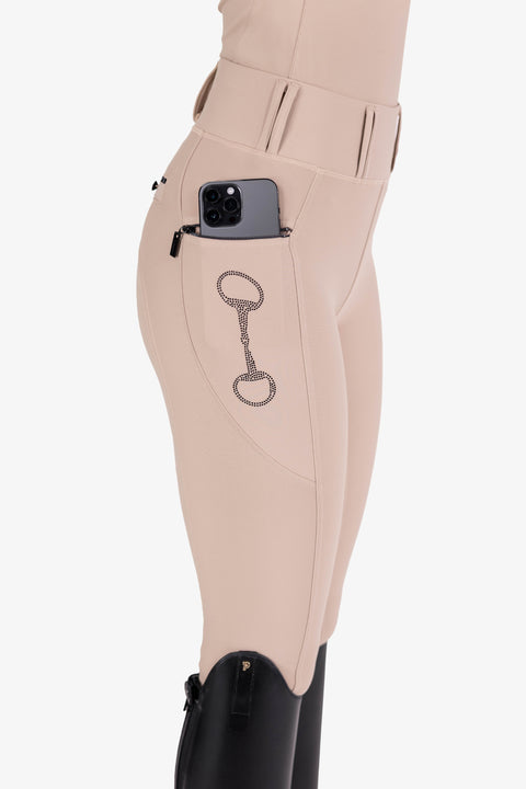 CRYSTAL KYLIE - RIDING LEGGINGS | VANILLA CREAM