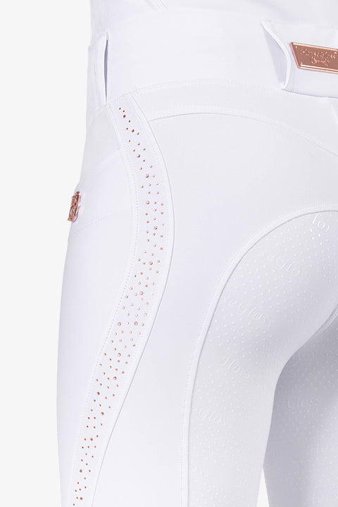 LEXA - RIDING LEGGINGS | WHITE ROSE GOLD