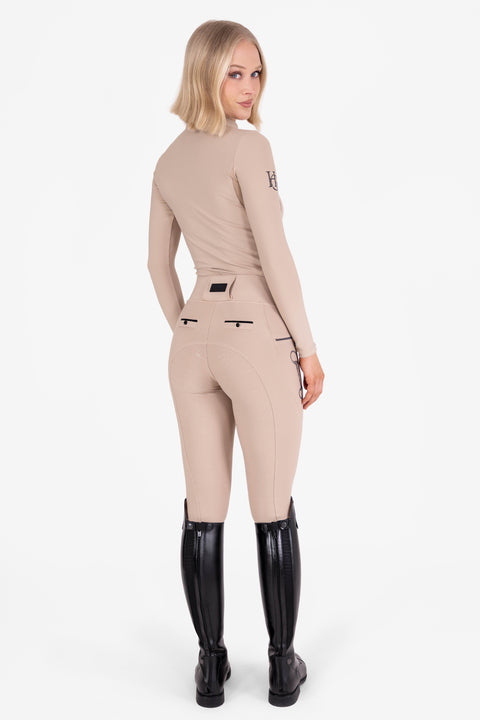 CRYSTAL KYLIE - RIDING LEGGINGS | VANILLA CREAM