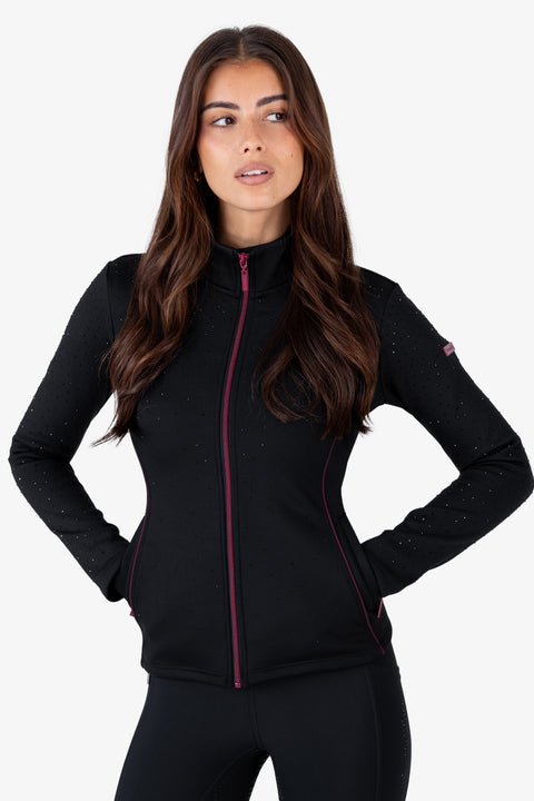 FLORENCE - PERFORMANCE JACKET | BLACK CRYSTAL ROSE BERRY