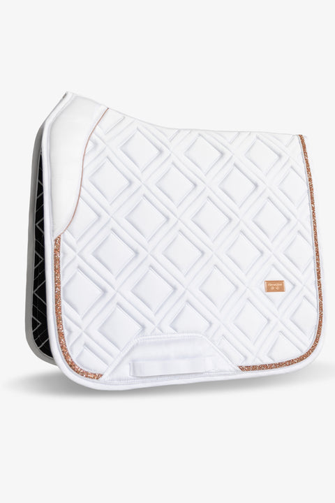 Celine – Czaprak do ujeżdżenia | Biały z różowym złotem