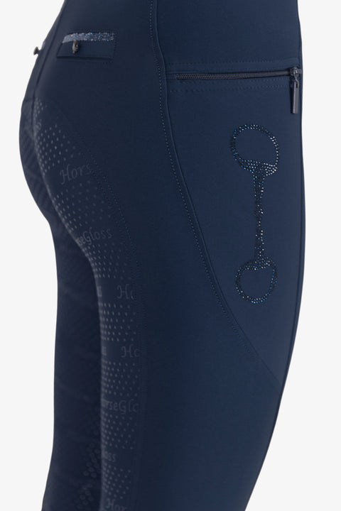 CRYSTAL KYLIE - RIDING LEGGINGS | NAVY