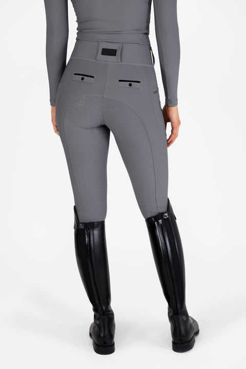 CRYSTAL KYLIE - RIDING LEGGINGS | GREY