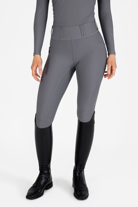 CRYSTAL KYLIE - RIDING LEGGINGS | GREY