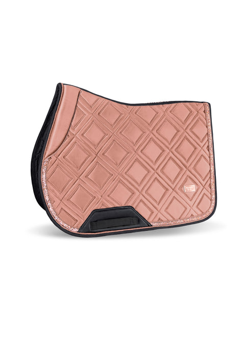 CELINE - JUMPING SADDLE PAD | ROSE GOLD