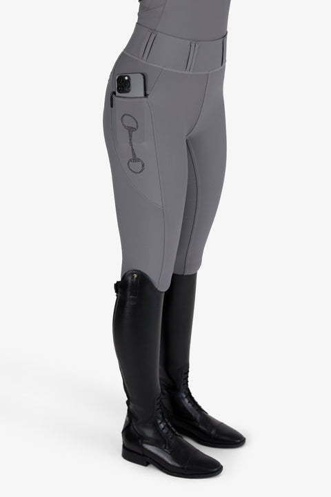 CRYSTAL KYLIE - RIDING LEGGINGS | GREY