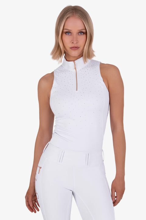 KYLIE - BASE LAYER SLEEVE LESS | WHITE ROSE GOLD