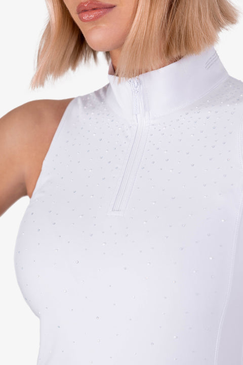 KYLIE - BASE LAYER SLEEVE LESS | WHITE - PEARL