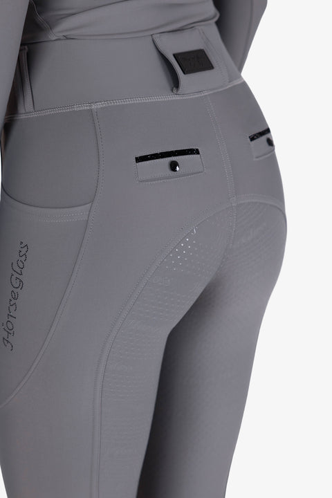 CRYSTAL KYLIE - RIDING LEGGINGS | GREY