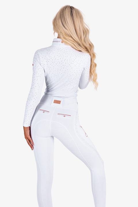 GINNY - BREECHES | WHITE ROSE GOLD HorseGloss GINNY - BREECHES | WHITE ROSE GOLD HorseGloss