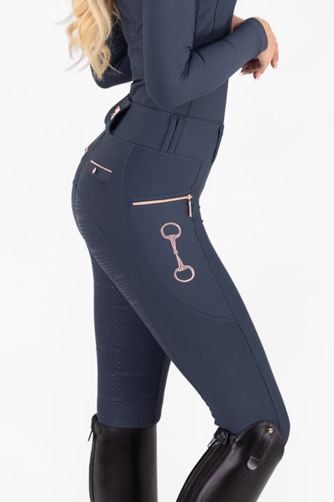 Kylie – Legginsy jeździeckie | Grand Prix Blue