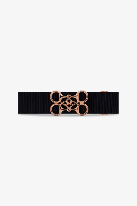 GINNY - BELT | BLACK ROSE GOLD