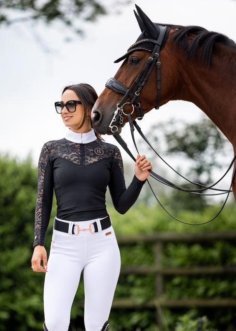 CELINE - SHOW SHIRT | ZWART ROSÉ GOUD