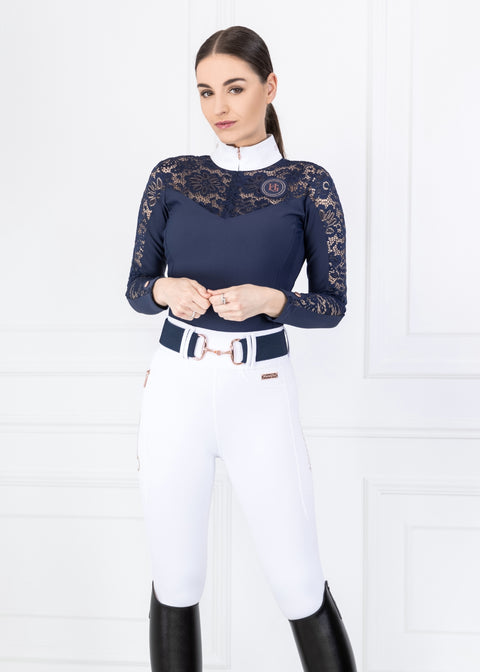 CELINE - SHOW SHIRT | NAVY ROSÉ GOUD