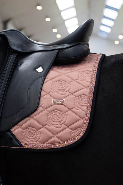 SERENA - DRESSAGE SADDLE PAD | ROSE GOLD