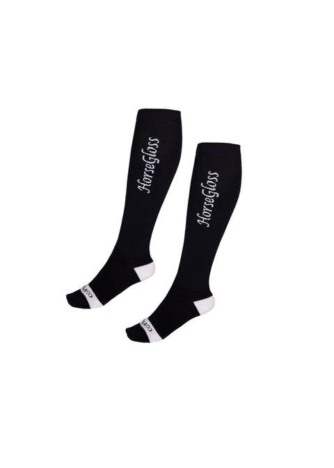 RIDING SOCKS - BLACK - QUEEN OF DRESSAGE