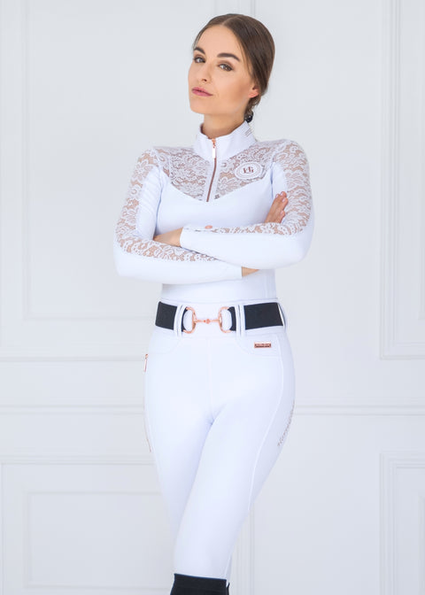 CELINE - SHOW SHIRT | WHITE ROSE GOLD