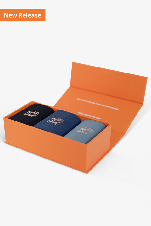 RIDING SOCKS | 3-PACK BLACK NAVY LA MUSE ROSE GOLD