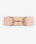 GINNY - SNAFFLE BIT BELT | ROSE GOLD STARDUST "ROSE GOLD CRYSTALS"