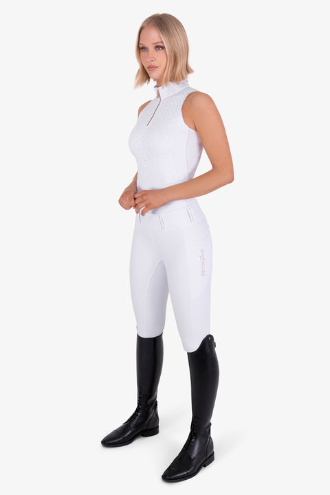 KYLIE - BASE LAYER SLEEVE LESS | WHITE ROSE GOLD