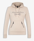 CHARLOTTE - HOODIE | CREME BLACK CRYSTALS