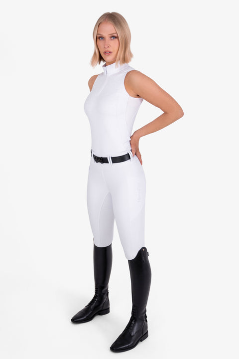 KYLIE - BASE LAYER SLEEVE LESS | WHITE - PEARL