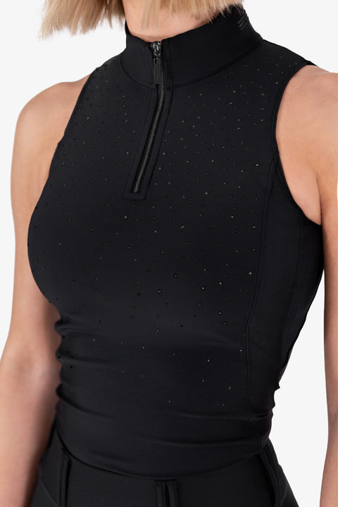 KYLIE - BASE LAYER SLEEVE LESS | BLACK
