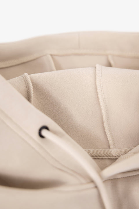 CHARLOTTE - HOODIE | CREME BLACK CRYSTALS