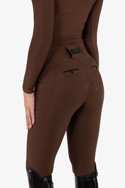 Kristall Kylie Reitleggings – Mocha Latte