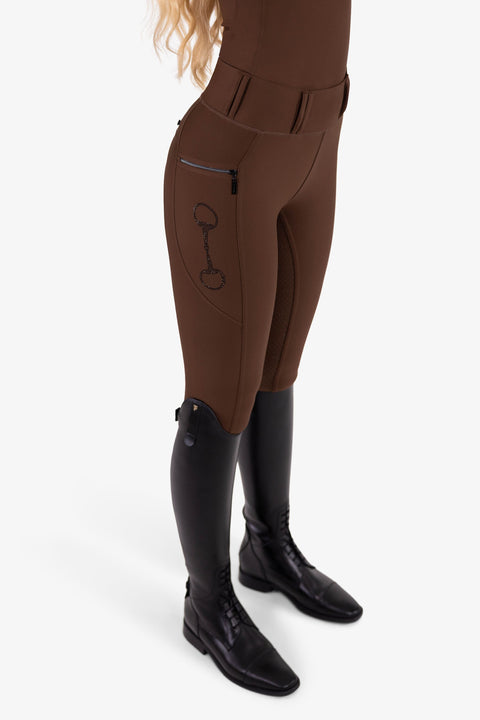 Kristall Kylie Reitleggings – Mocha Latte