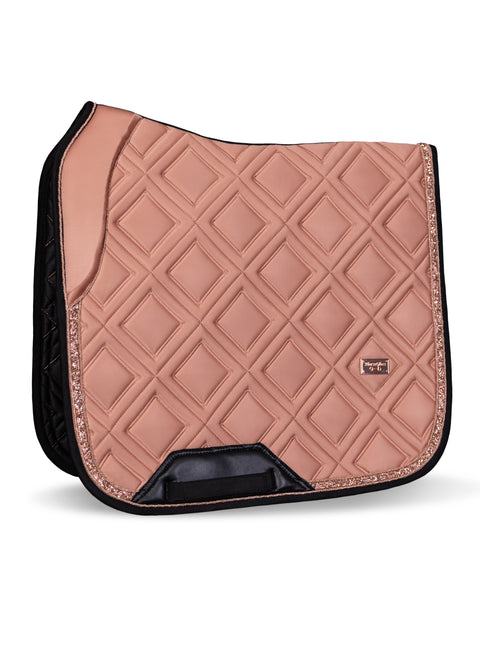 CELINE - DRESSAGE SADDLE PAD | ROSE GOLD