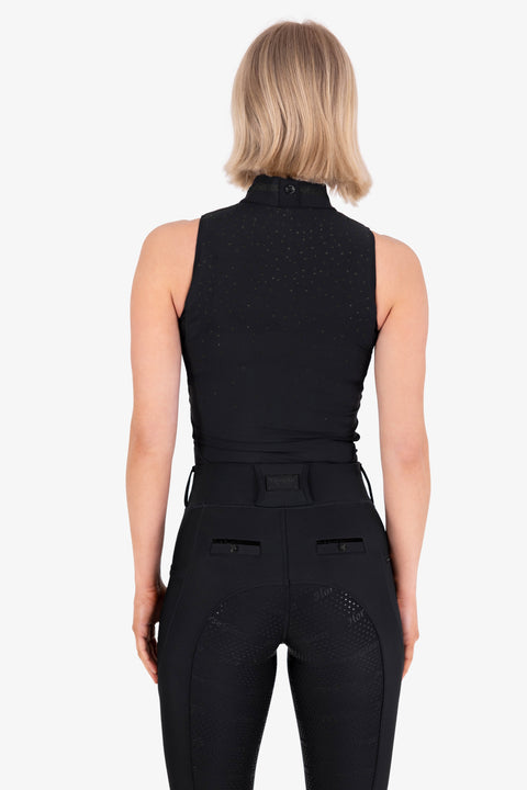 KYLIE - BASE LAYER SLEEVE LESS | BLACK