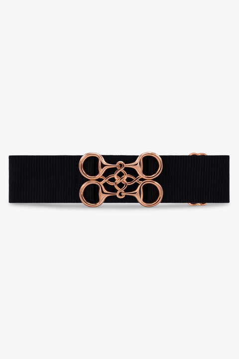 GINNY - BELT | BLACK ROSE GOLD