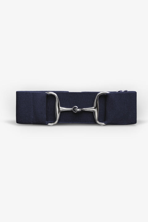 GINNY - BELT | NAVY SILVER