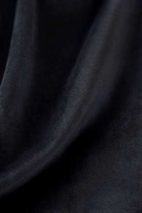 GINNY - QUARTER ZIP | BLACK