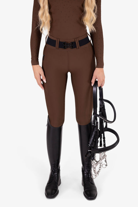 GINNY - BELT |  BLACK - METALLIC BLACK CRYSTALS