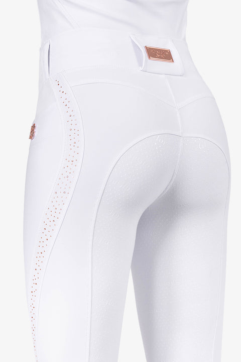 LEXA - RIDING LEGGINGS | WHITE ROSE GOLD