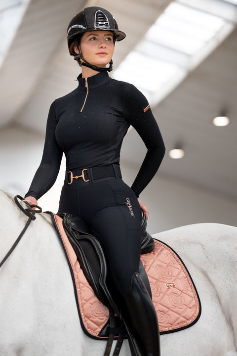 SERENA - DRESSAGE SADDLE PAD | ROSE GOLD