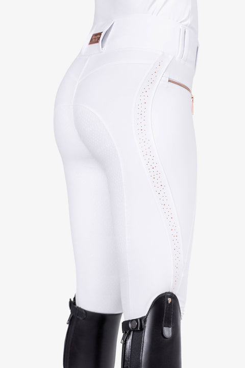 LEXA - RIDING LEGGINGS | WHITE ROSE GOLD