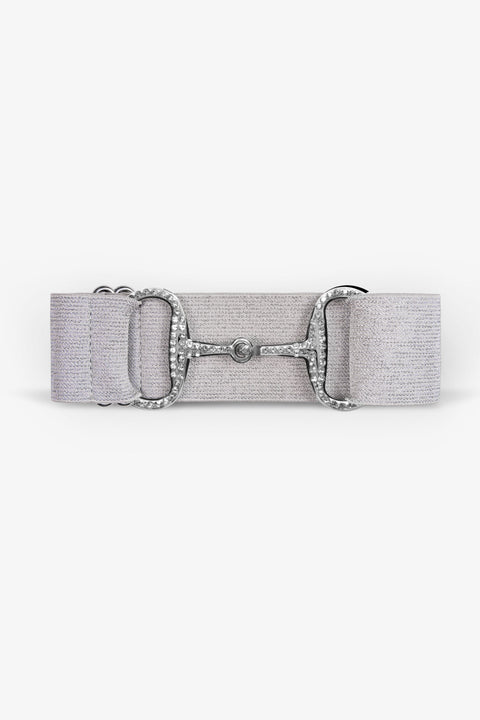 GINNY - SNAFFLE BIT BELT | SILVER STARDUST "SILVER CRYSTALS"